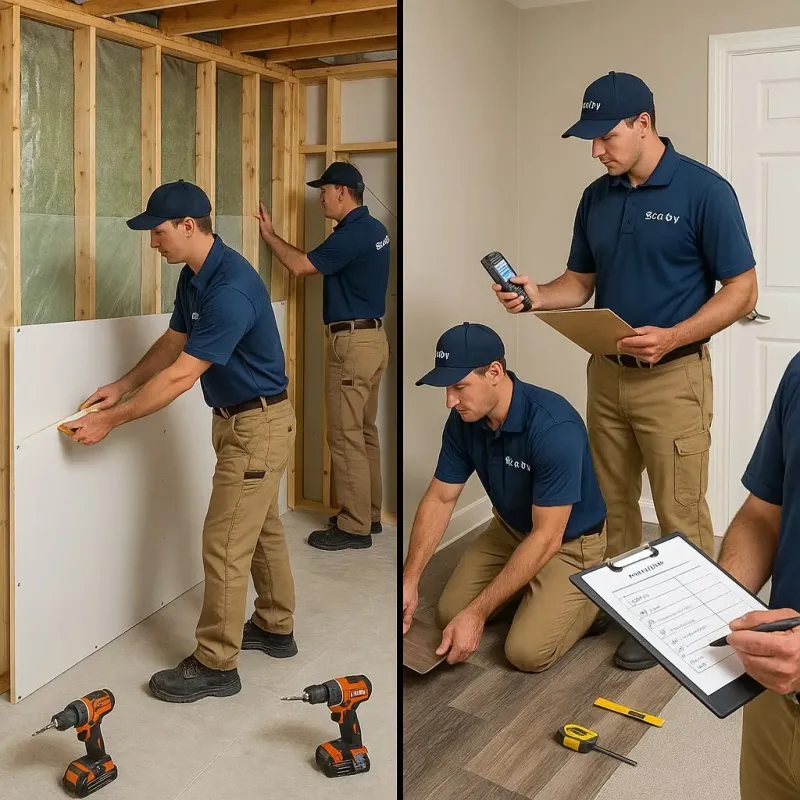Repairs and Reconstruction process in San Ysidro, NM